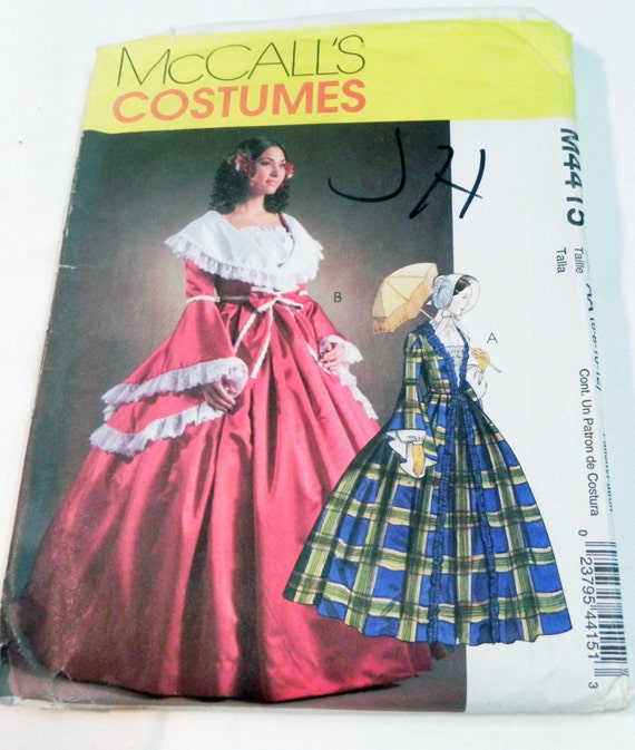 Civil War Era Gown reproduction costume sewing pattern