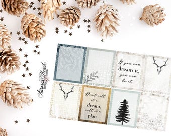Full Boxes Dream boho planner stickers