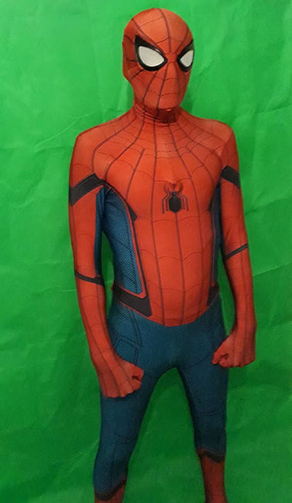 spiderman etsy suit SPIDERMAN suit film REPLICA cosplay HOMECOMING replica