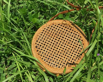 Round Rattan Bag, Bali Bag, Woven Rattan Bag, Ata Bag, Round Bag