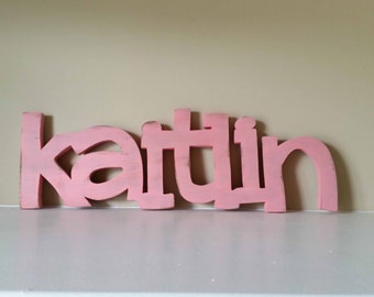Wood Name Sign, Baby Name, Nursery Decor, Wood Letters