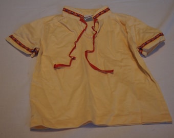 Vintage 1980's - Garanimals Baby Shirt in Yellow