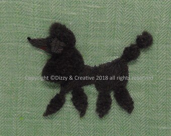 Stumpwork Embroidery - Poodle (Anthony)