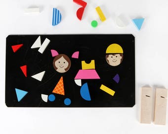 Vintage Jigsaw Puzzle-Magnetic puzzle-Detoa
