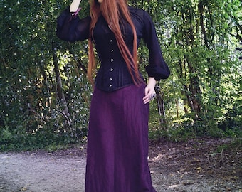 Victorian Taffeta Fan skirt sample sale