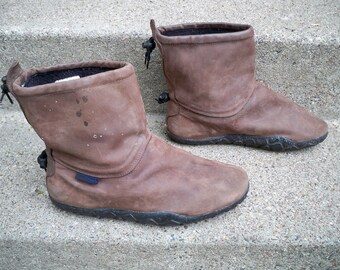 Vintage '96 Nike Air Brown Leather Hiking Backpacking Trail Men's Boots Size 11