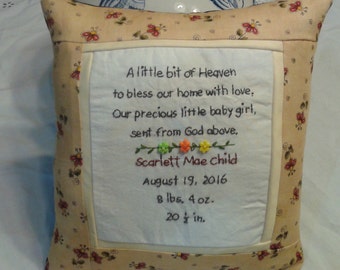 Baby pillow samplier