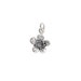 Sterling Silver 10mm Single Plum Blossom Charm - 1pc Made in Thailand (3876)/1