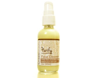 Face Cleanser 2oz, Soap Free Face wash. Cleansing cream doesn't dry out your skin! Apply natural face cleanser with wet hands and rinse.
