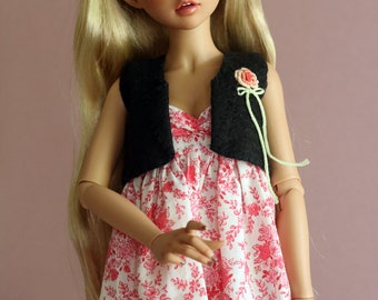 Floral in Pink Dress for Slim Mini, MNF, Ellowyne, Etc