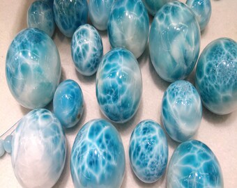 Larimar Gemstone 10-40mm Natural Larimar Sphere Ball Freeform Larimar Cabochon A++ Quality, Larimar Gemstone Beads 1pcs