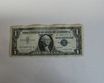 silver certificate 1957 three consecutive serial numbers
