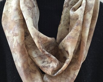 Eco Printed Circular Scarf