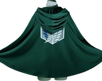 Anime cosplay Attack on Titan Jacket Coat Cosplay Costumes Cloak Cape Cosplay Costume Cosplay Accessories attack on titan cosplay