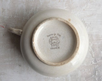Vintage French cafe au lait cup