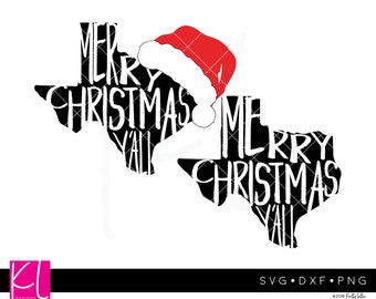 Download 4 Texas Christmas Texas svg Merry Christmas svg Santa