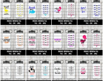 Water bottle tracker bundle - water bottle svg - bundle svg - water bottle svg bundle - water tracker svg bundle