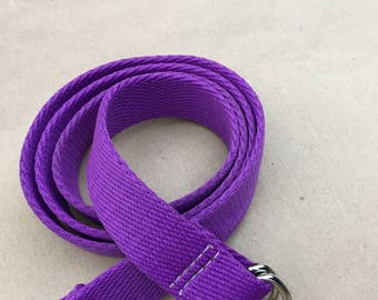 Purple D Ring Belt , Junior/ Child / Woman