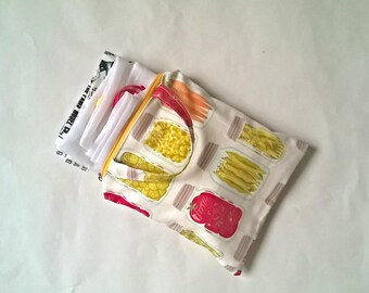 Set of 5 Reusable Eco Food Bags for Bulk Shopping, Zero Waste