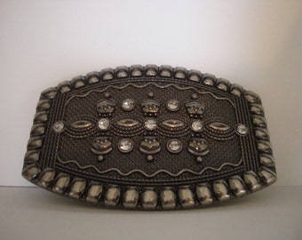 Vintage Buckle With Rhinestones