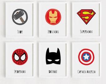 Superhero printable | Etsy Superhero printable | Etsy