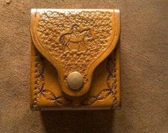 Leather cigarette case