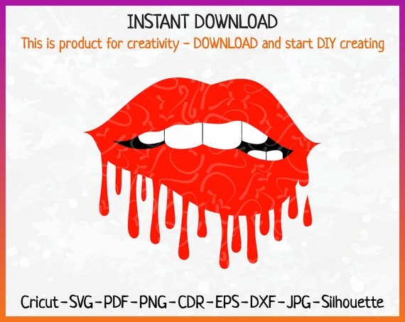 Free Free 332 Dripping Lips Free Biting Lip Svg SVG PNG EPS DXF File