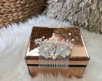 Wedding special occasion Swarovski crystal hairpiece hair accessory