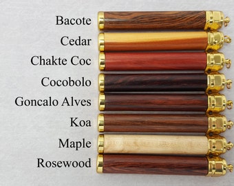 Needle Cases - Brass + Wood