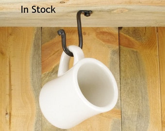 Small Under Cabinet Hook - Purse Hook - Cup Hook