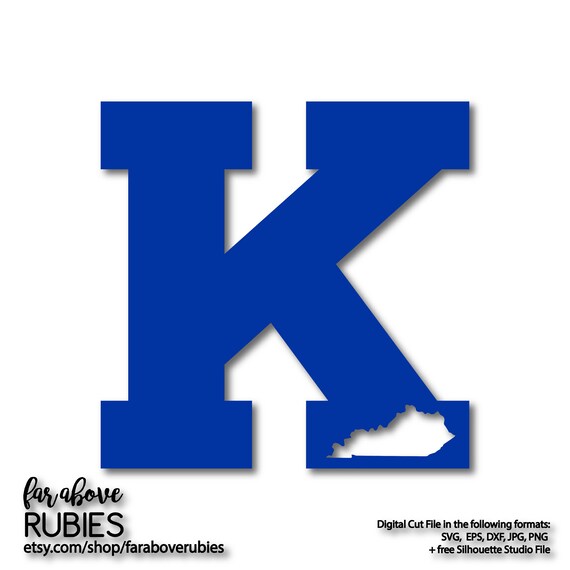 Download Kentucky Letter K with State Shape SVG EPS dxf png jpg