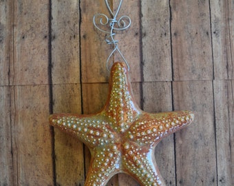 Earth Tone Hanging Starfish