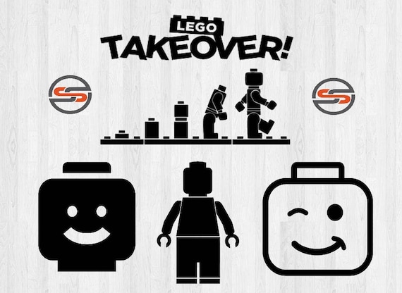 Download Lego Man SVG Legos Lego Head DXF Lego Bricks SVG-Cutting