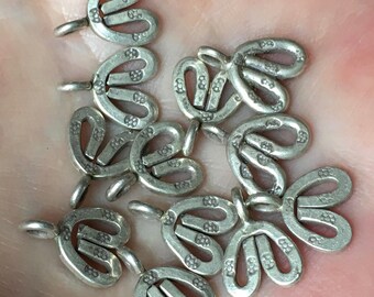 Jewelry Destash, Hill Tribe Silver Charms, Charms, Jewelry Supplies, Jewelry Making , Destash Silver Charms, Findings, Etsy Studio