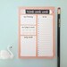to do Notepad | A6 daily planner pad | 100 pages | work work work notepad