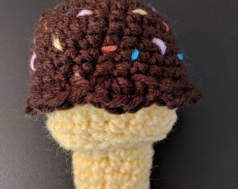 Ice Cream Cone Crochet Pattern PDF