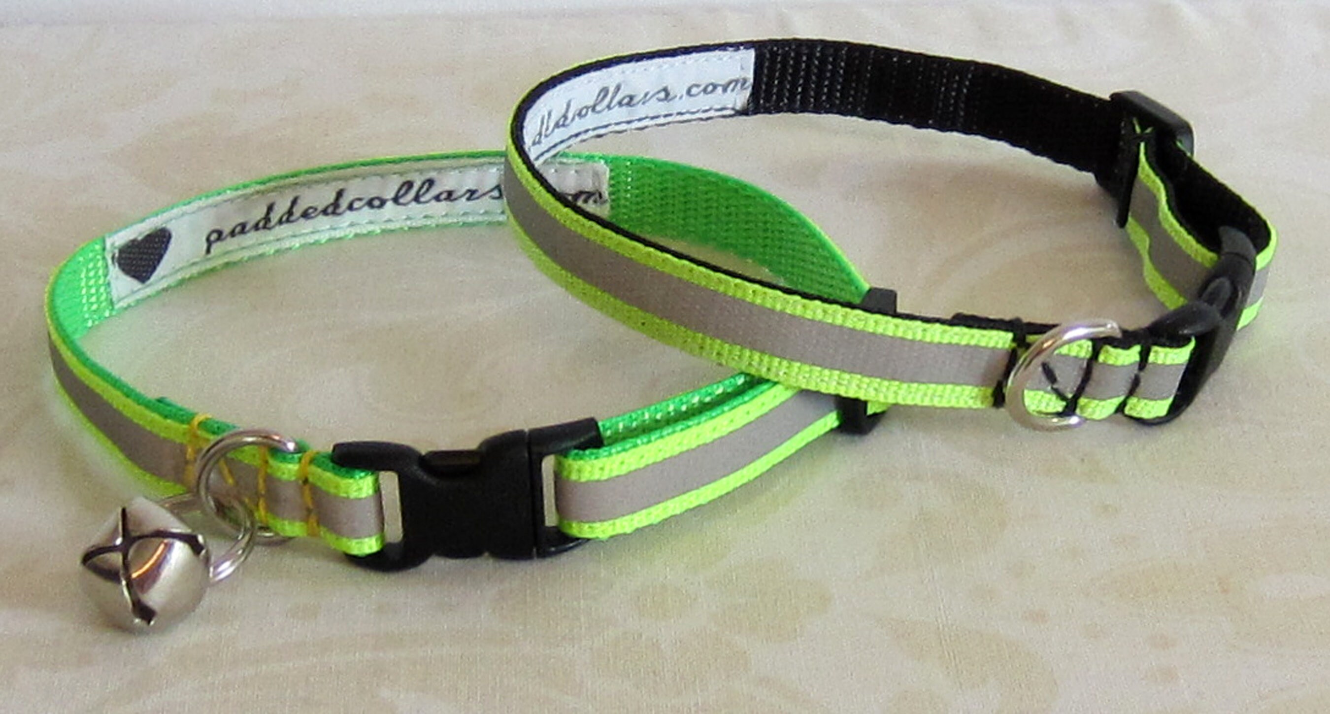 Safety Cat Collars Neon & Reflective/safety buckles