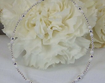 Sterling Silver Stardust Bracelet/ Ankle Bracelet (2964) Plus Sizes Available!