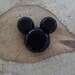 Pearl black acrylic Mickey head