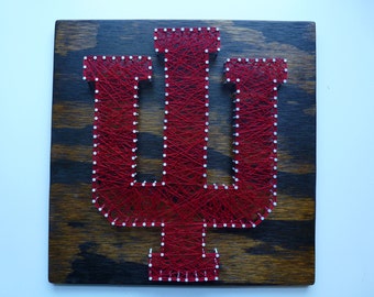 Indiana University String Art, Indiana String Art, Indiana University, IU, Indiana University Logo, Indiana University Sign, IU Sign