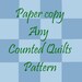 Children's quilt patterns - Paper copy
