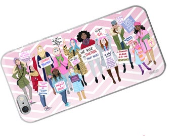 Women's March commemorative Phone case, Women's Rights Phone cover, Women's Movement, Feminist Phone cover, March on Washington, Girl Power