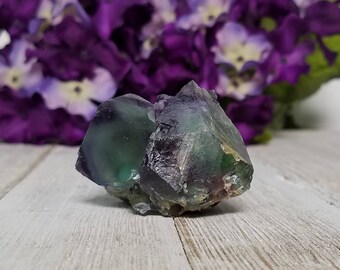 Fluorite Gemstone Cluster - Stone for Universal Consciousness