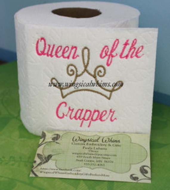 Toilet Paper Saying 52 Single Design Machine Embroidery File Toilet Paper Saying 52 Single Design Machine Embroidery File