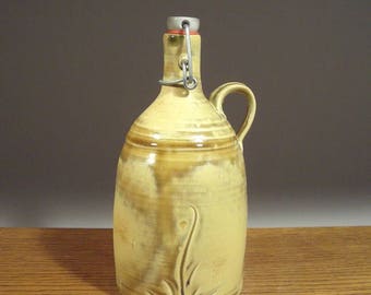 32 oz , Beer Growler , Handmade Growler , Pottery Growler , Craft Beer Growler , To Go Beer , Ceramic Growler , Jon Whitney Pottery