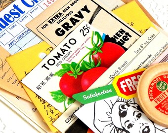 Vintage Kitchen Ephemera Pack. Vintage Kitchen. Vintage Ephemera. Junk Journal Paper. Vintage Journal. Journal Kit. Collage Ephemera.