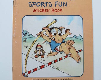 Mercer Mayer Little Monster's Sports Fun Sticker Book 1984