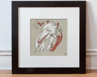 Drawing 15/15 cm (5.9/5.9 inch)
