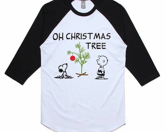 women snoopy christmas charlie brown raglan christmas raglan oh christmas tree raglan - Snoopy Christmas Shirt women snoopy christmas charlie brown raglan christmas raglan oh christmas tree raglan - Snoopy Christmas Shirt