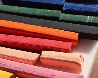 Art Chalk Set // Pretty Chalk Pastels // Art Set // Art Chalk // For Drawing on Paper // Mixed Media Supplies